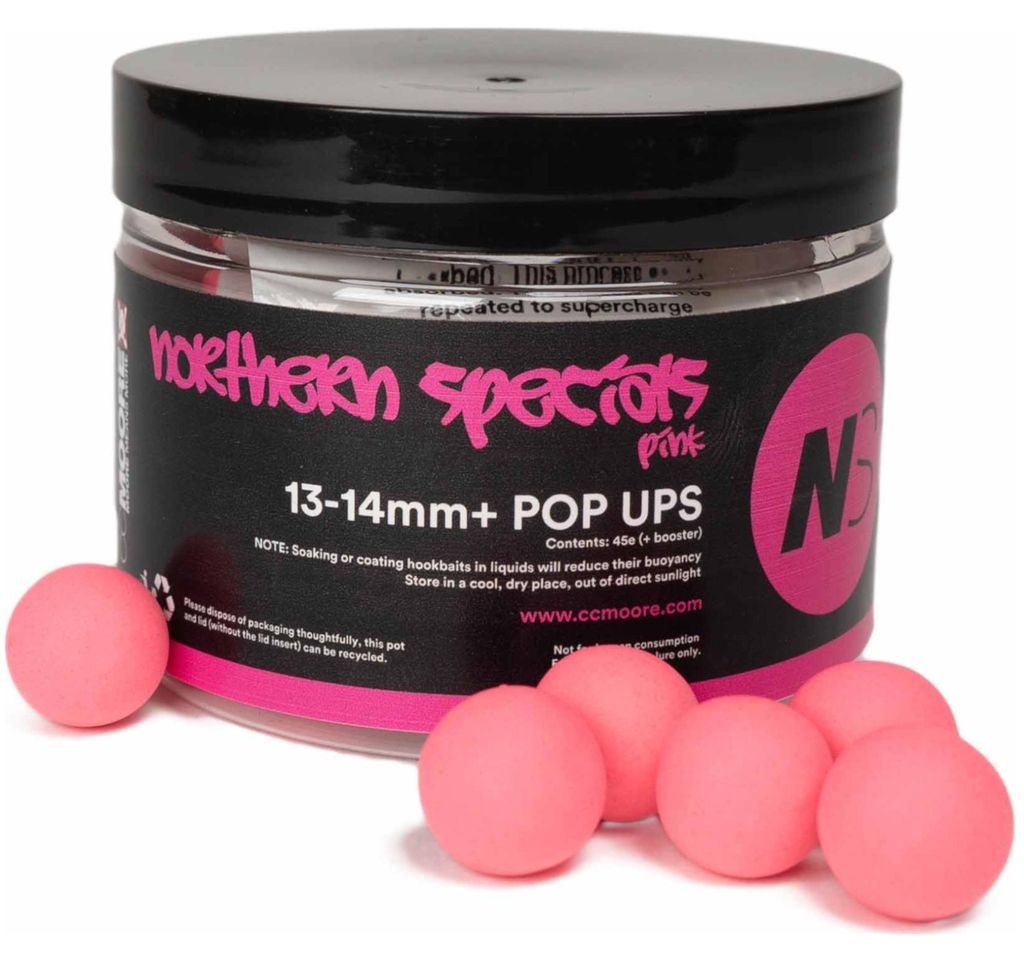 CC Moore NS1 Pop Ups + Pink 13-14mm - 36g Boilies Produktbild 
