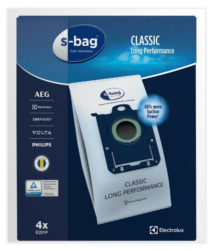 Electrolux AEG Philips E201P 4x sacchi microfibra S-Bag Immagine del prodotto 