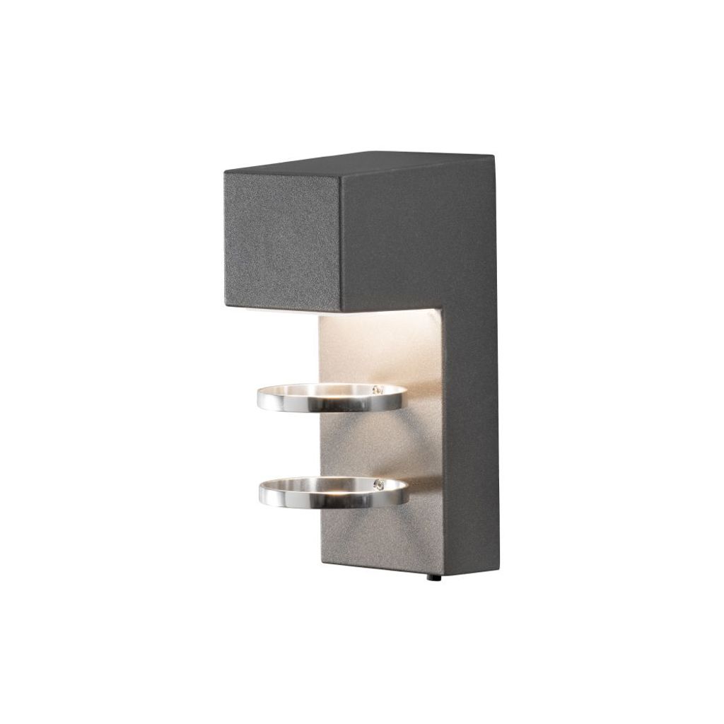Konstsmide Acerra High Power LED Wandleuchte - anthrazit lackiertes Aluminium; 7957-370