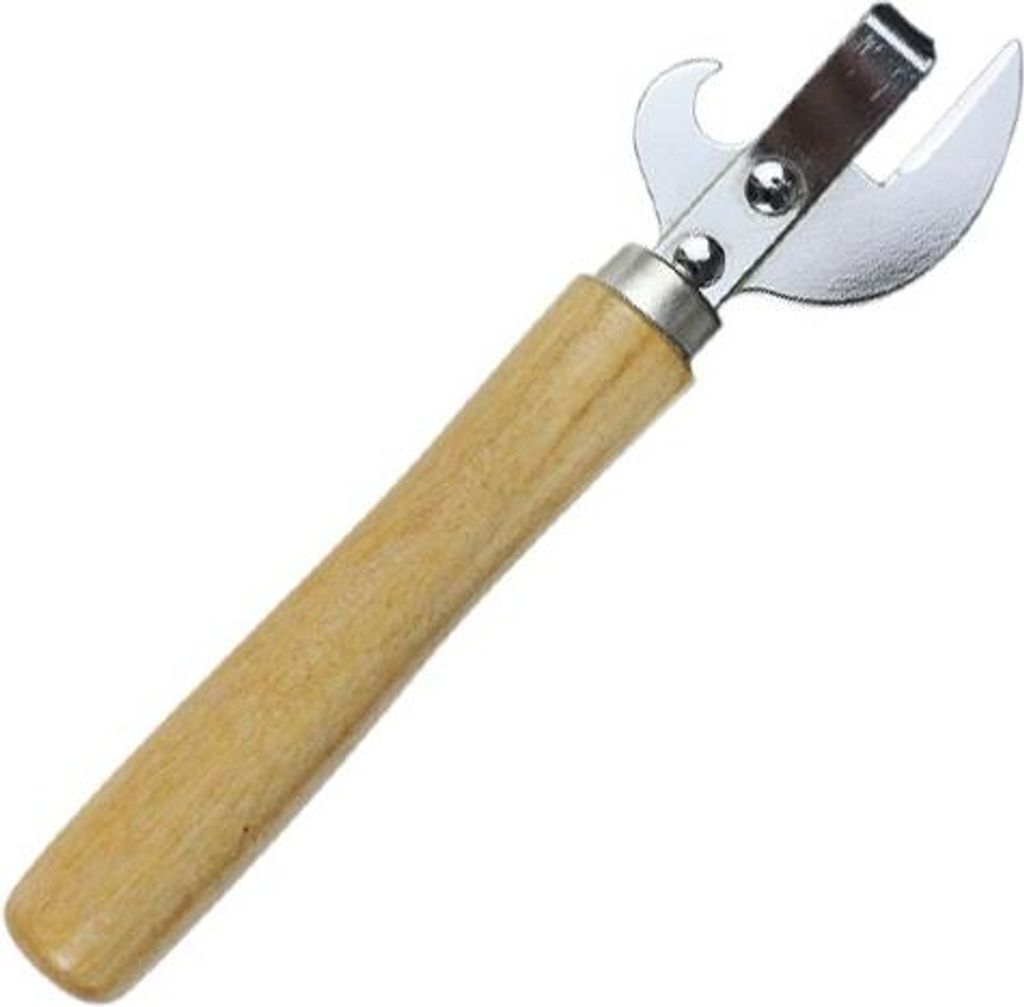 INF Ouvre-boîte Manuel Manche en Bois - Outil de Cuisine Image du produit 