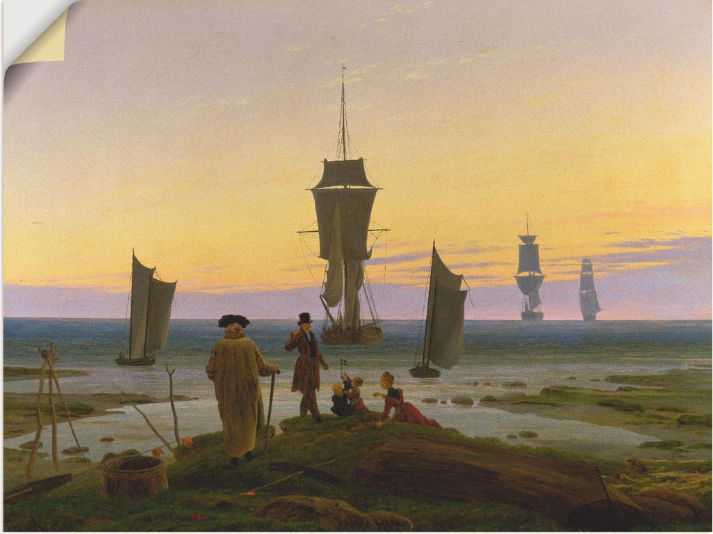 ARTland Wandbild, selbstklebend Die Lebensstufen. Um 1834 Größe: 60x45 cm