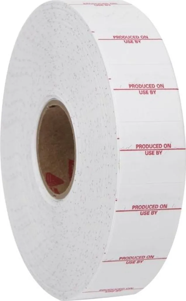 Rouleaux d'étiquettes de traçabilité alimentaires Made on - 14 000 unités