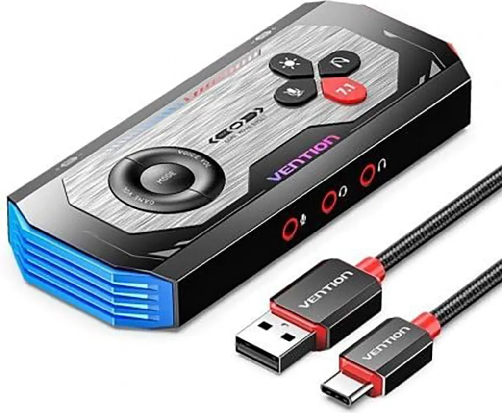 Vention Gaming Audio DAC USB 7.1 | Risoluzione Audio per PC e Console