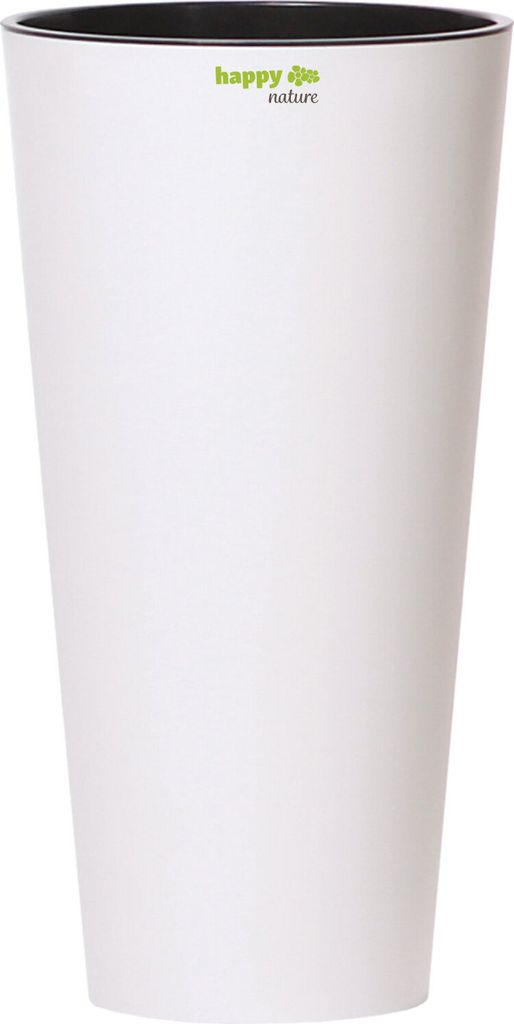 Set 2-teilig Kunststoff Blumenkübel Amrum mit Ablaufloch Nr 250 Ø 25 cm H 48 cm