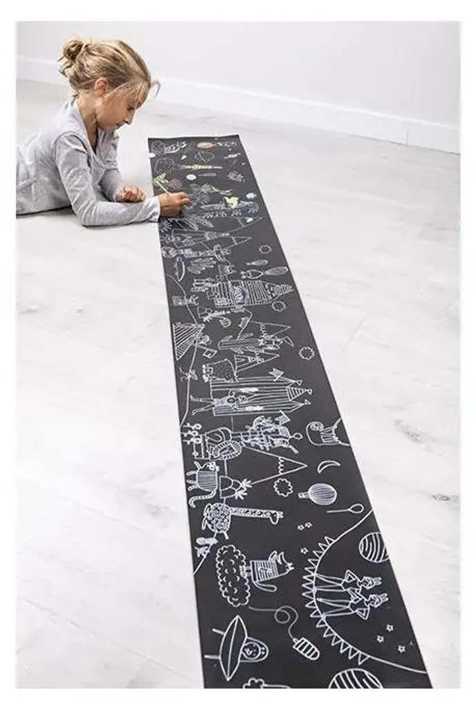 Rouleau de coloriage à gratter 2m EurekaKids - Loisir créatif enfant