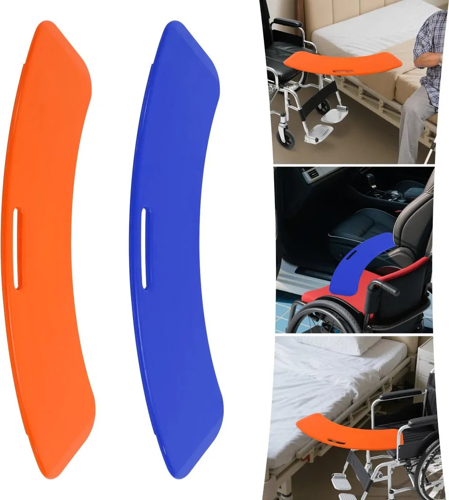 Soluzione Trasferimento Pazienti: Asse Blu 80x21 cm in ABS Rigido - 2