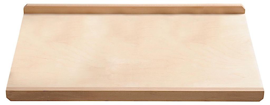 Sperrholz-Backblech mit zwei Stopperleisten, 58 x 38 x 0,8 cm