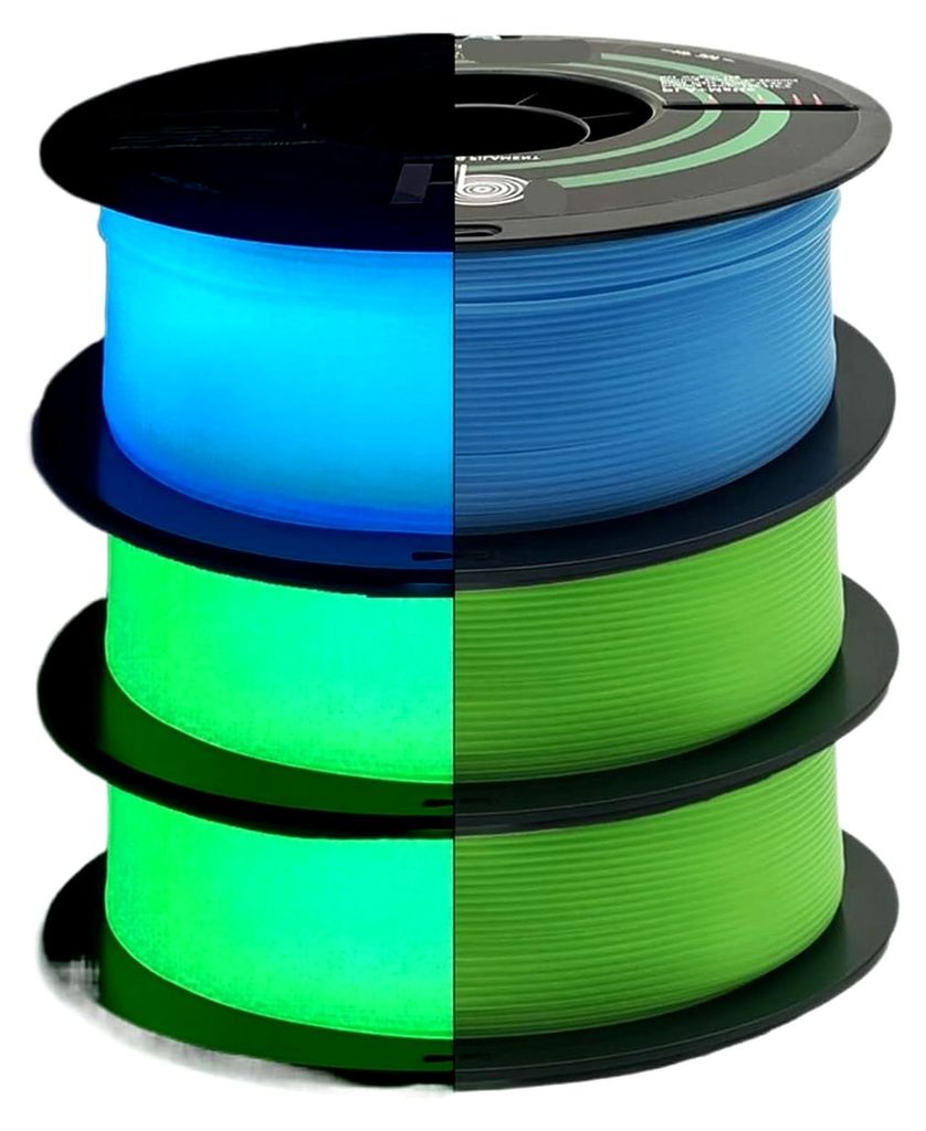 3 Rollen (3 kg) 3D Drucker Filament, 1,75 mm, Glatt, Blasenfrei, passend für die meisten 3D Drucker (3 Rot Gold)