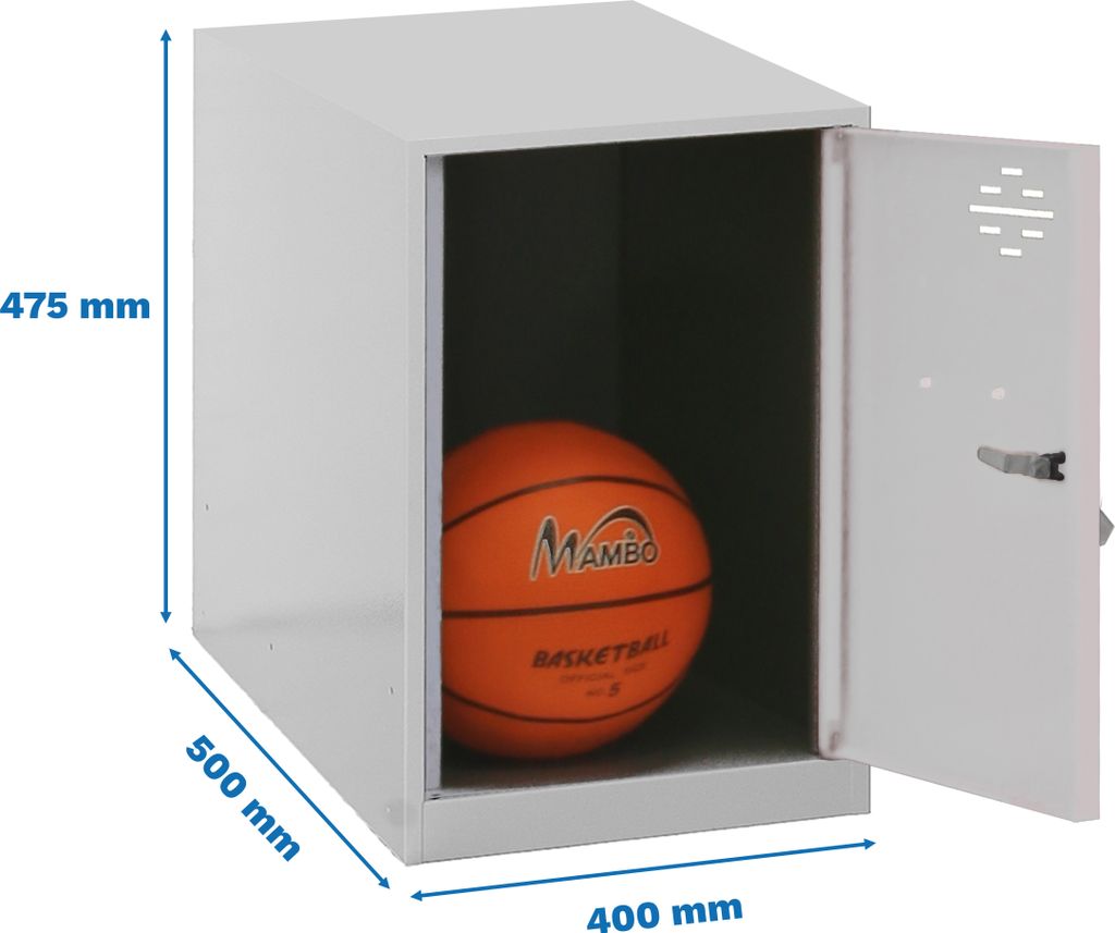 Simonrack Spind SIMONLOCKER DISM grau 8425437117732, 1 Schließfach 40,0 x 50,0 x 47,5 cm