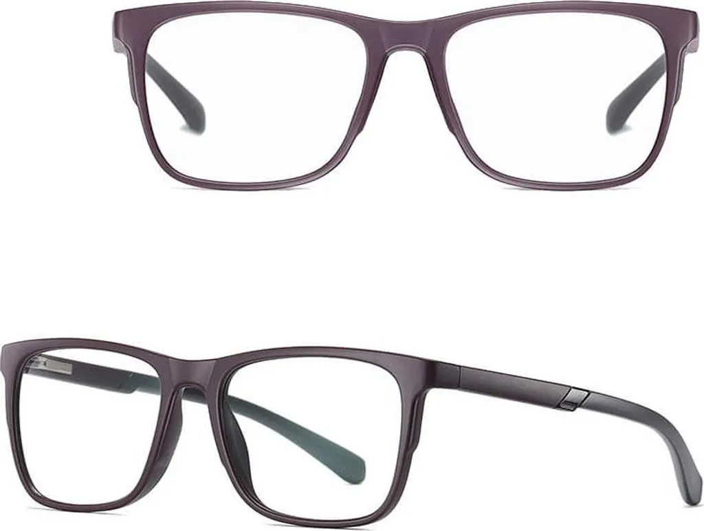 Occhiali in TR90 Grigio Trasparente | Montatura Rotonda Resistente