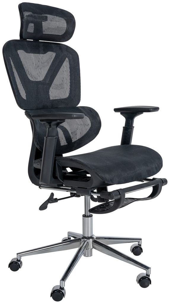 In And OutdoorMatch Bürostuhl Ted – Ergonomischer Stuhl – Rückenstütze – Arbeitsstuhl – Gamingstuhl – Elegantes Design