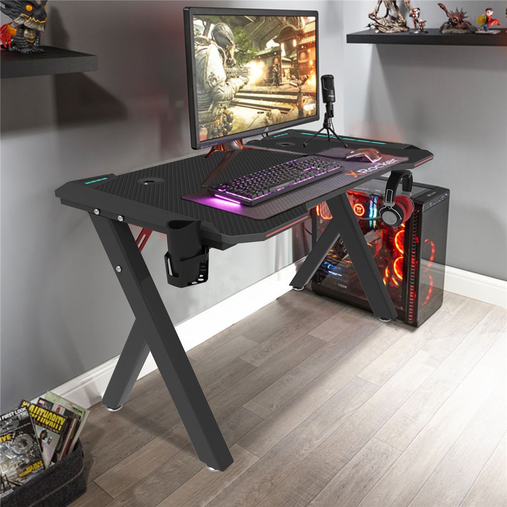 WISFOR Gaming Tisch ergonomisch, Große