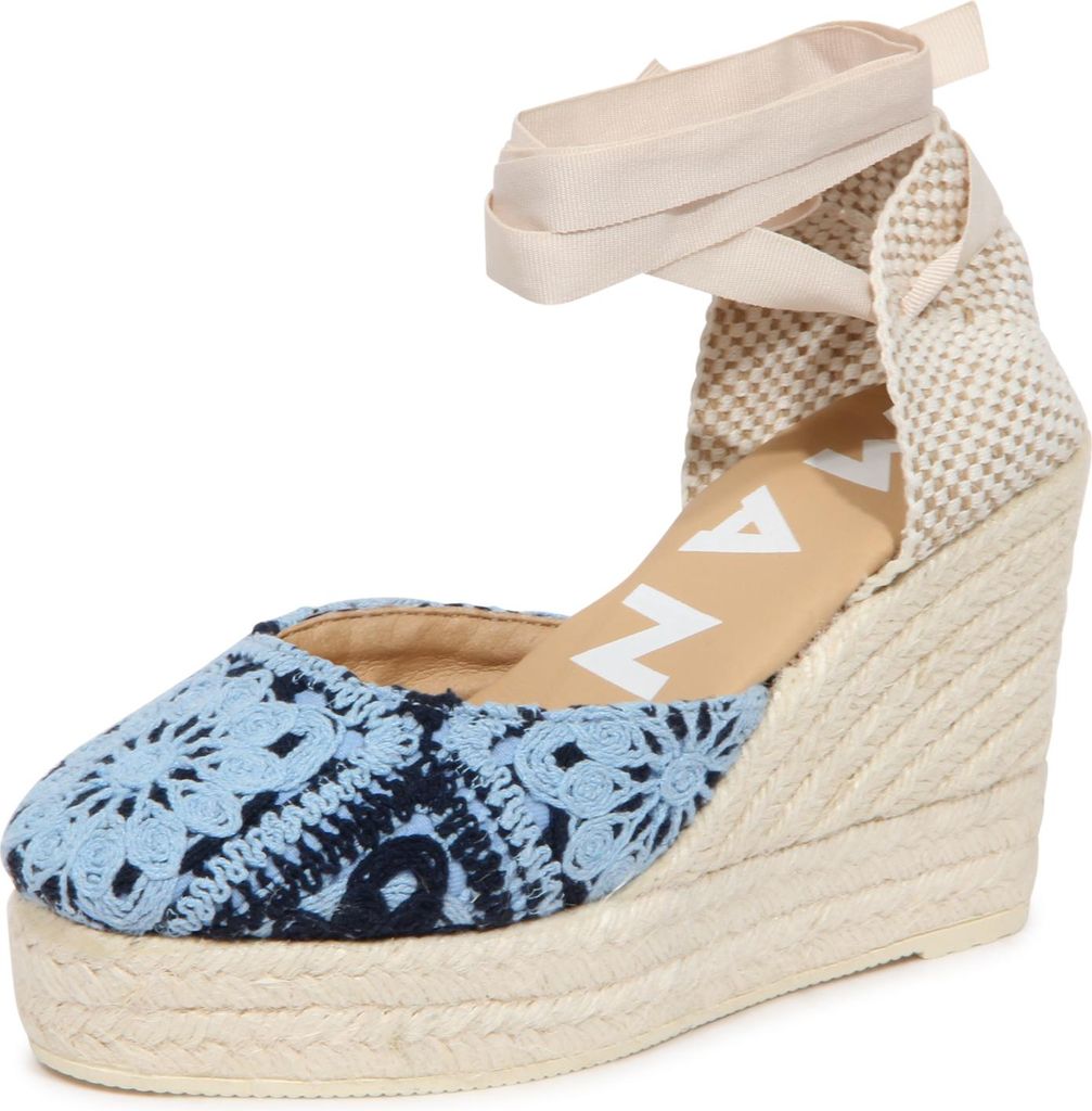 I5779 Espadrillas Zeppa Donna Manebi Crochet Woman Sandal