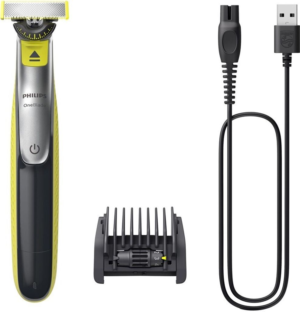Philips OneBlade 360 QP2734/23 Face, Folienschaber, Grün, Grau, Akku, Lithium-Ion (Li-Ion), 60 min, 4 h