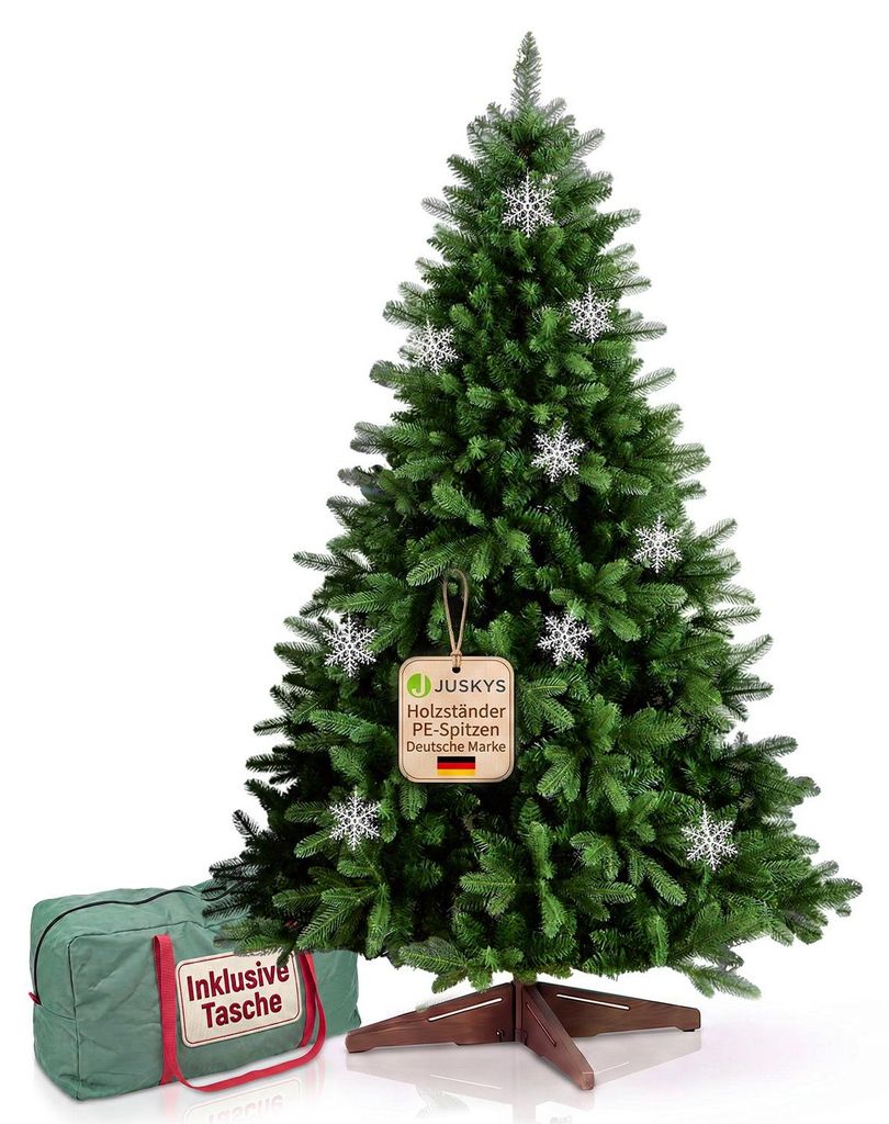 JUSKYS® Weihnachtsbaum Norvi 180 cm grün stabiler Produktbild 
