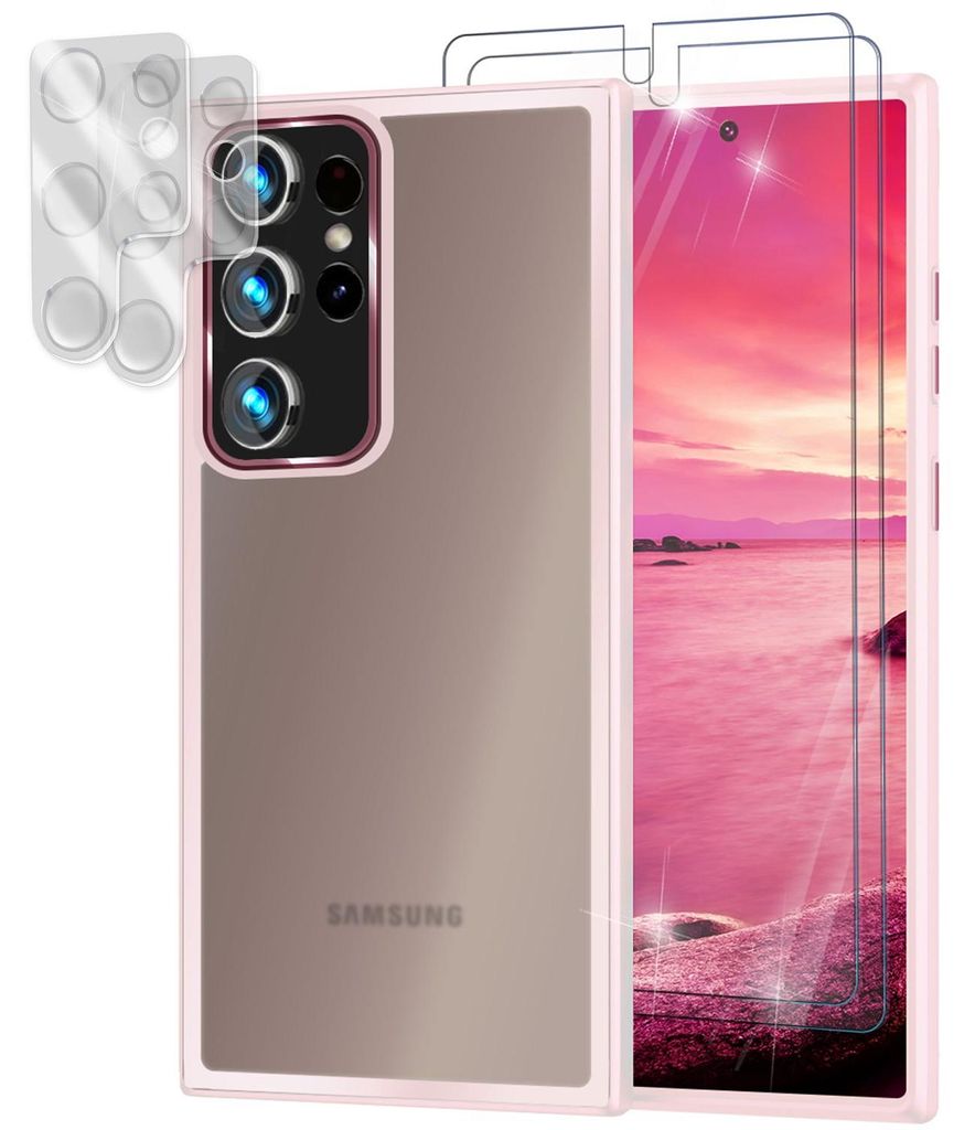 Hybrid Hülle für Samsung Galaxy S23 Ultra, 2x Display- & Produktbild 