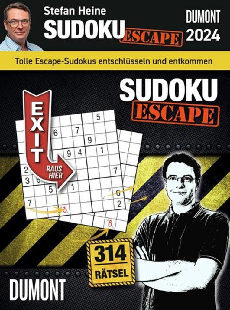 Stefan Heine ESCAPE Sudoku 2024 - Tagesabreißkalender - 11,8x15,9