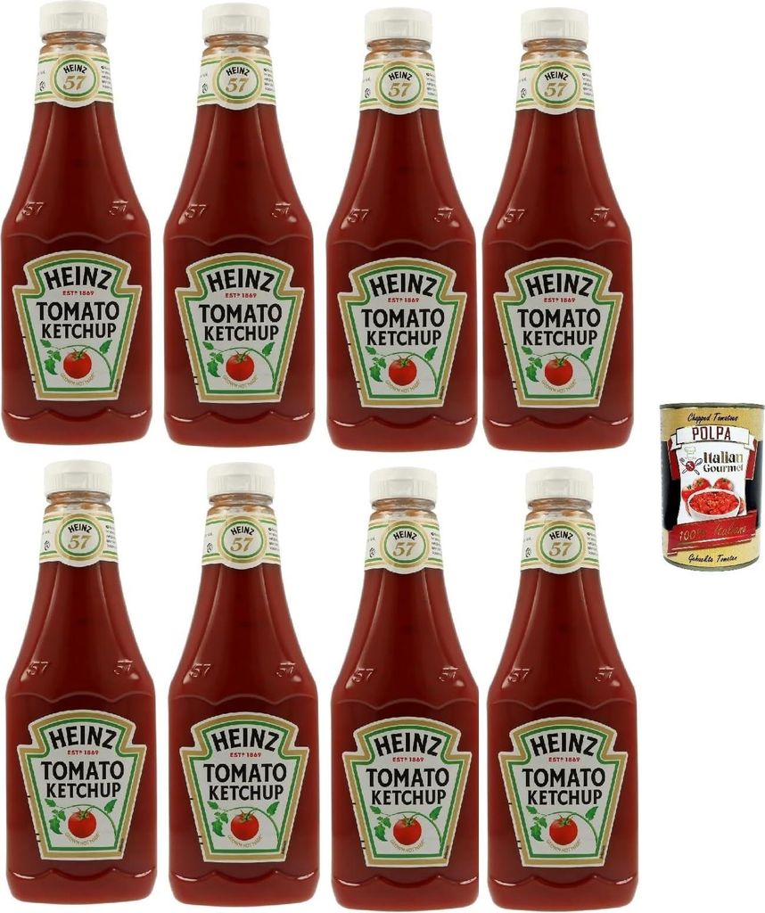 Tomatenketchup Tomato Ketchup sauce in Flasche, 8x 1kg + Produktbild 