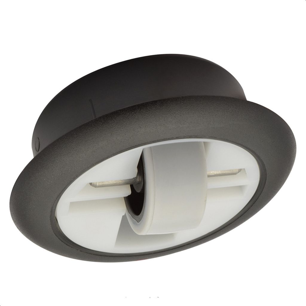 WAGNER Soft-Lenkrolle ROLLER-MINI - Ø 27 mm, Gehäuse schwarz Ø 65/50 x 17/14 mm, Druckfeder, Tragkraft 50 kg - 01708101