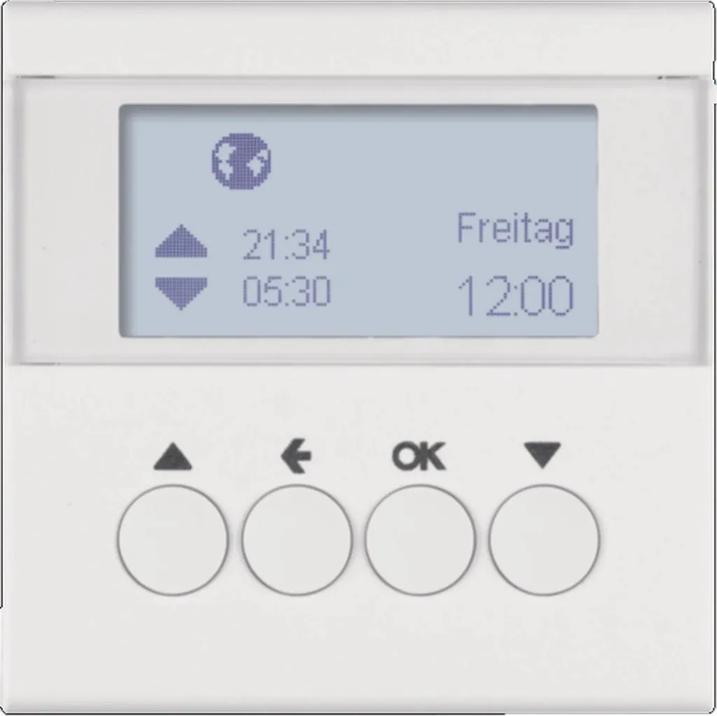Berker 85741188 Horloge programmable filaire pour volets roulants