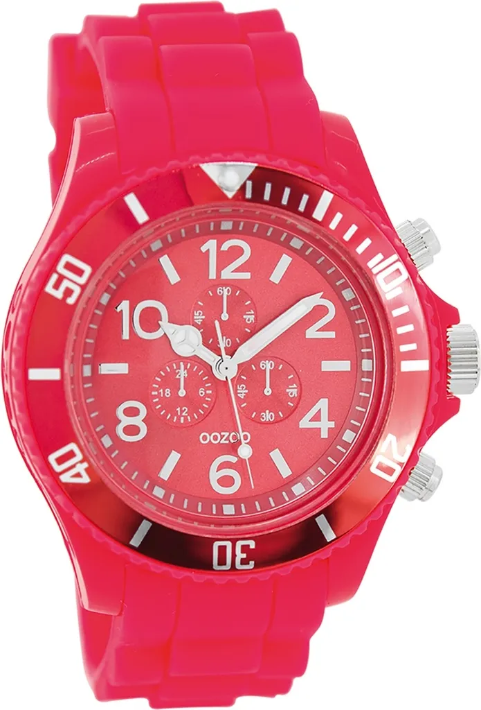 Oozoo Orologio UOC4837A Rosa Silicone | Accessorio Moda Uomo