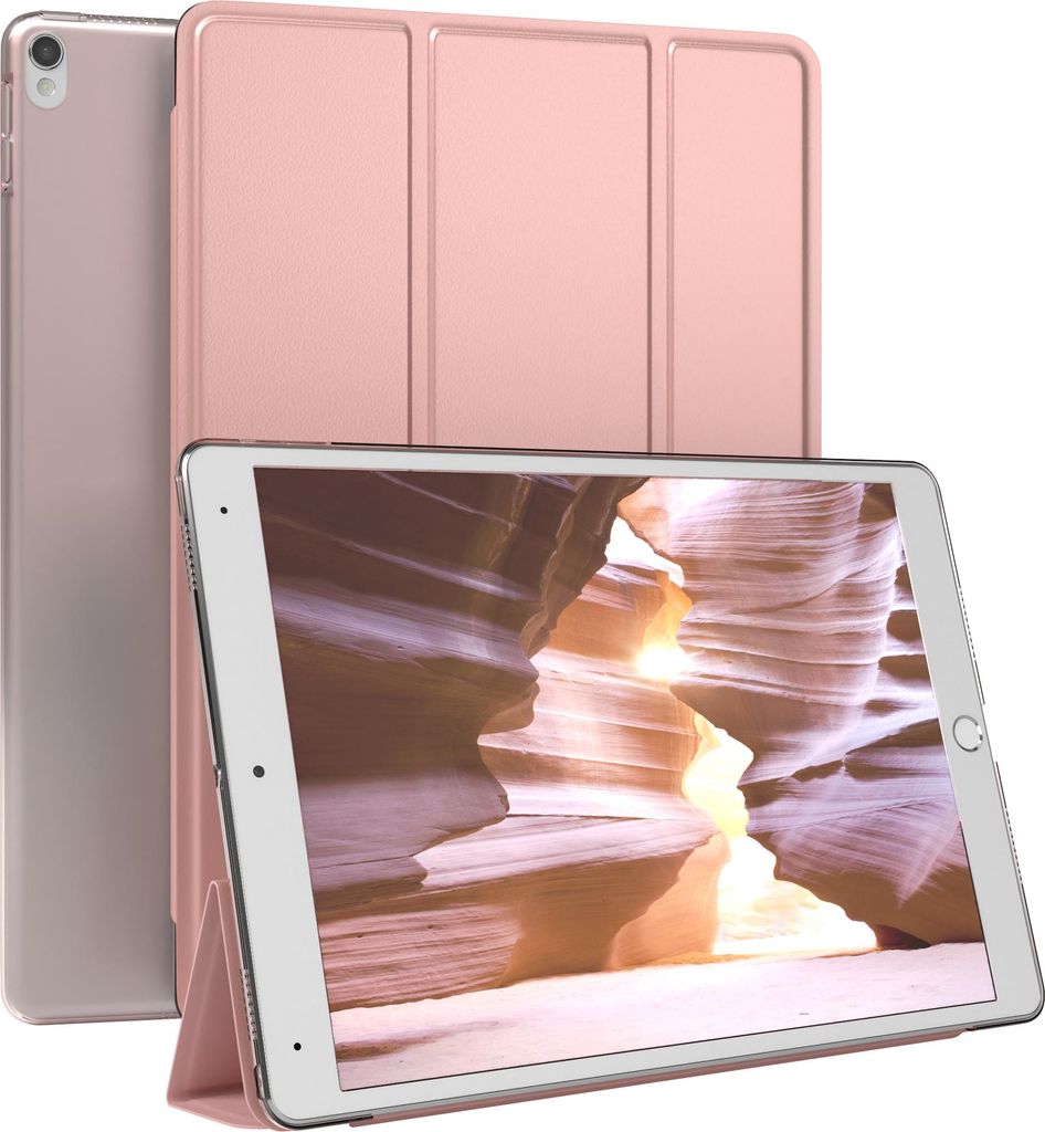 EAZY CASE Smartcase für Apple iPad Pro 10,5" (2017) Tabletcase Bookcover Smart Flipcase magnetisch Rosa