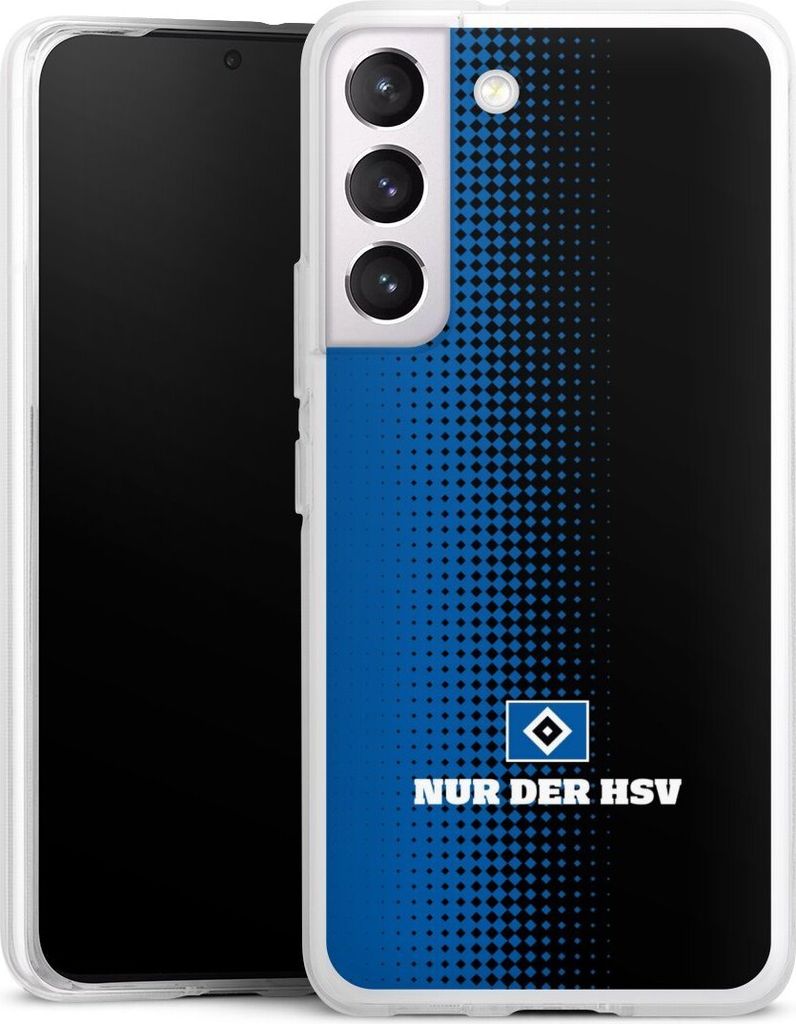 DeinDesign Handyhülle für Samsung Galaxy S22 Silikon Hülle Case Smartphone Schutzhülle HSV Logo Offizielles Lizenzprodukt