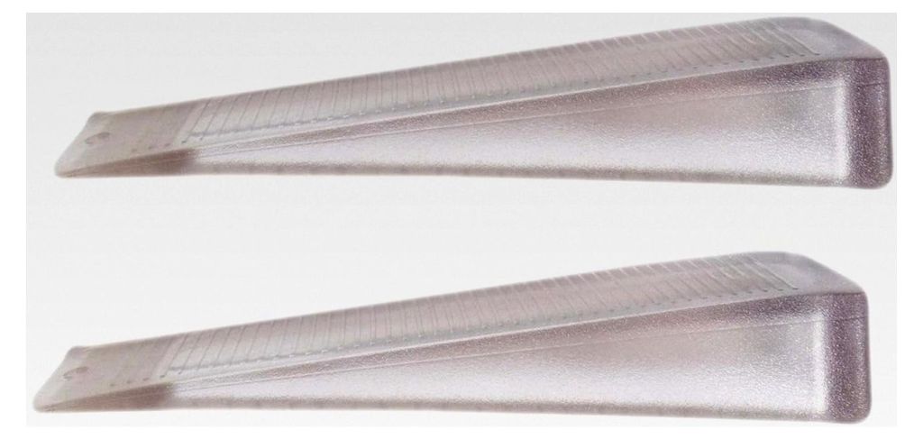Burgwächter Türkeil Türstopper TKL mech 2010 T, Kunststoff, transparent, 10 cm (4er Pack)