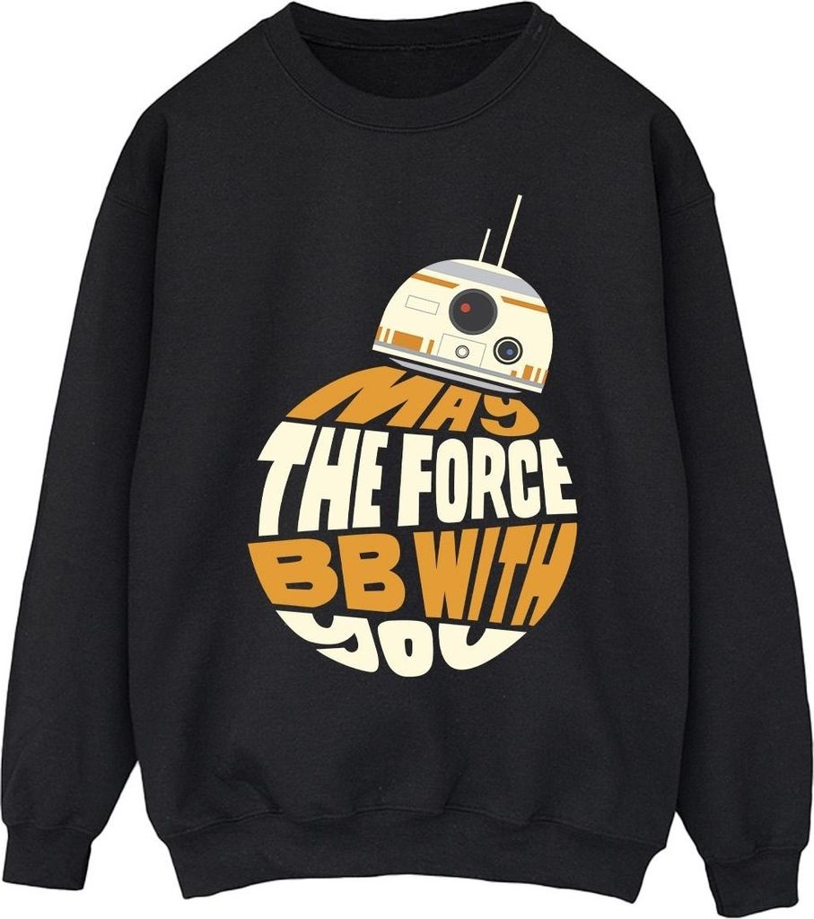 Star Wars - "May The Force" Sweatshirt für Herren BI46114 (XXL) (Schwarz)