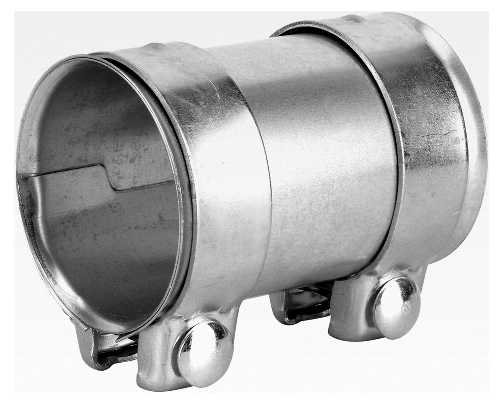 Auspuffrohr Stoßverbindungsklemme, 3 Zoll 76 mm Auspuffrohranschluss Doppelklemmverbinderadapter Edelstahl Auspuffrohrhülse Universalrohr Ersatzt...