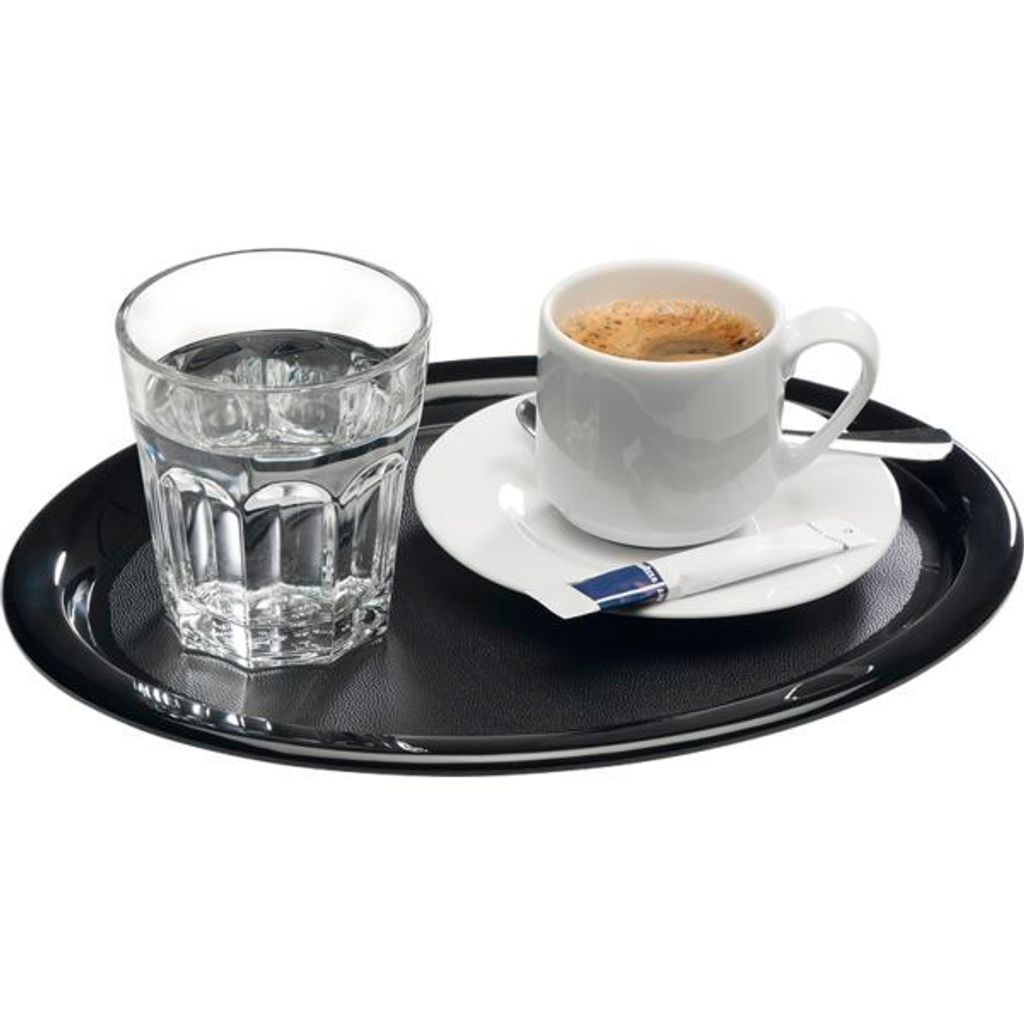APS 84251 APS Serviertablett KAFFEEHAUS, oval, Melamin Immagine del prodotto 