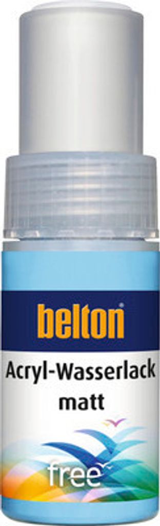 belton free Lackstift matt RAL 9010 reinweiss 9 ml Produktbild 