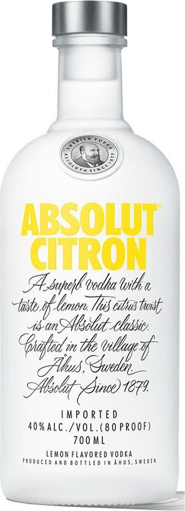 Absolut Vodka Citron | 40 % vol | 0,7 l Produktbild 