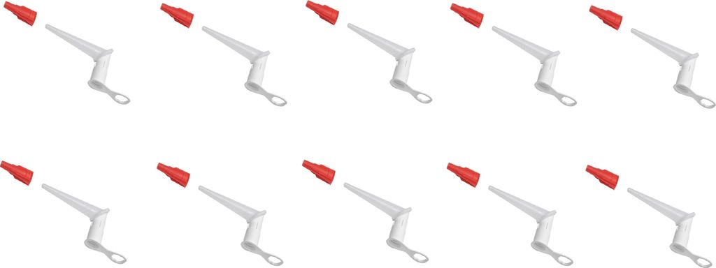 10 x Fugen Dichtstoff-Klebstoff Gelenk Kartuschendüse