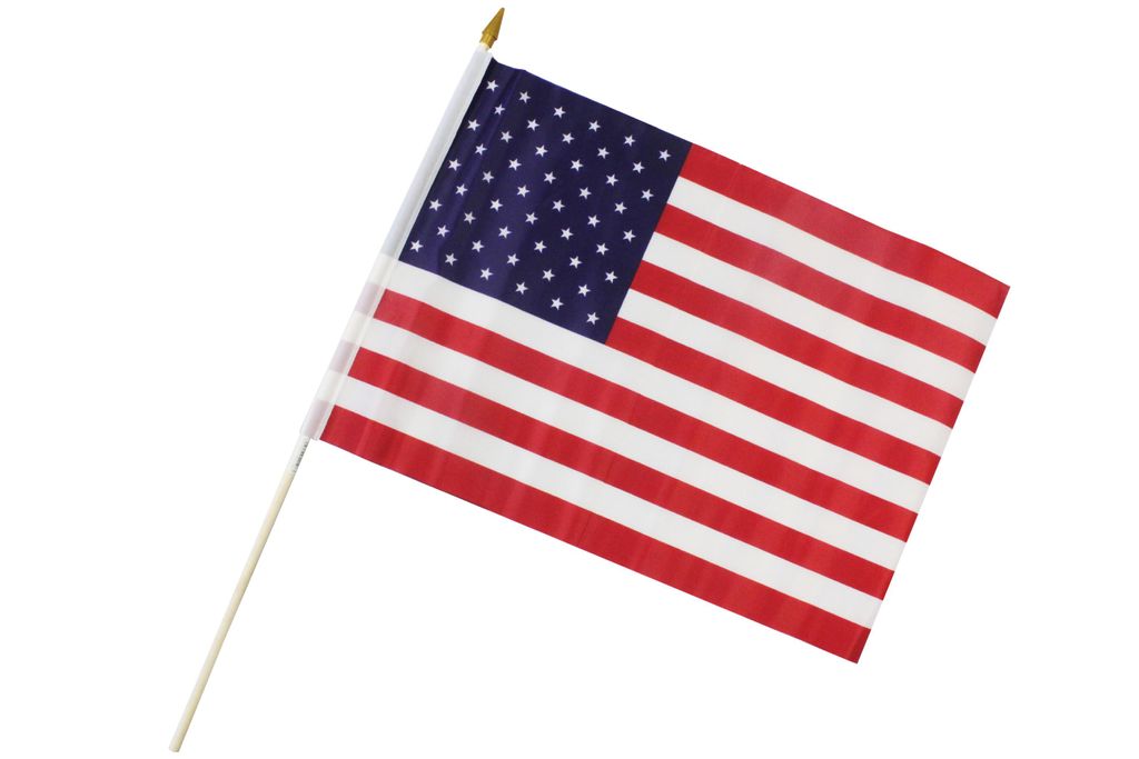 Fahne Flagge USA 30x45cm mit 60cm