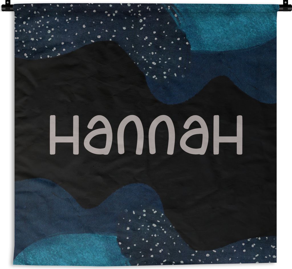 MuchoWow Wandteppich Wandbehang Hannah - Pastell - Mädchen 150x150 cm Tapisserie Dekoration Wandtuch - Wohnaccessoires - Modernes