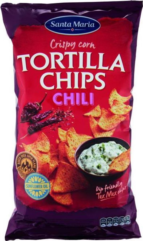 Santa Maria Tortilla Chips Chili 475g