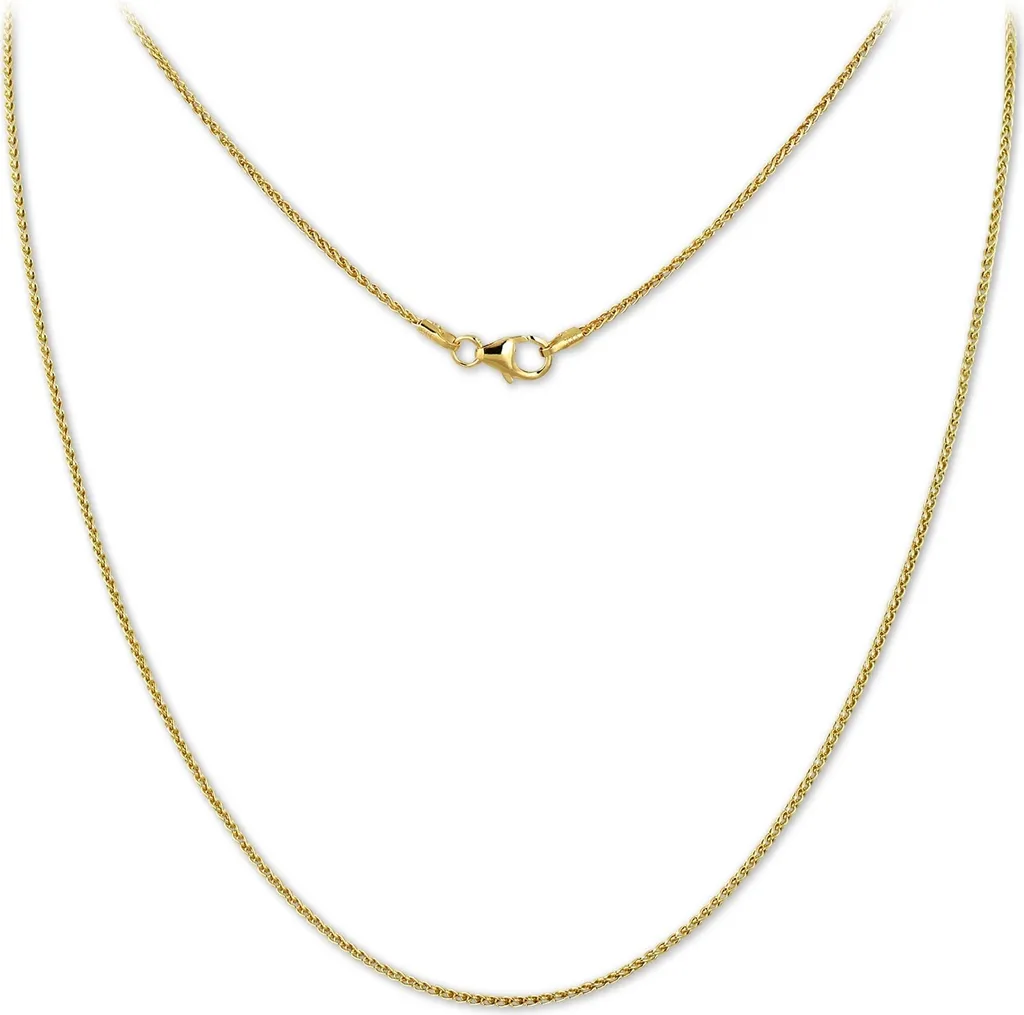 Collier GoldDream 333 or jaune 45cm tresse femme élégant D2GDK00645Y
