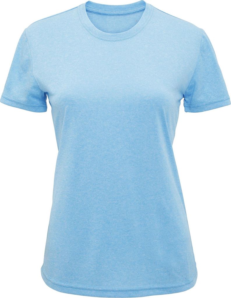 Tri Dri Damen Performance Kurzarm T-Shirt RW5573 (XL) (Türkis Meliert)