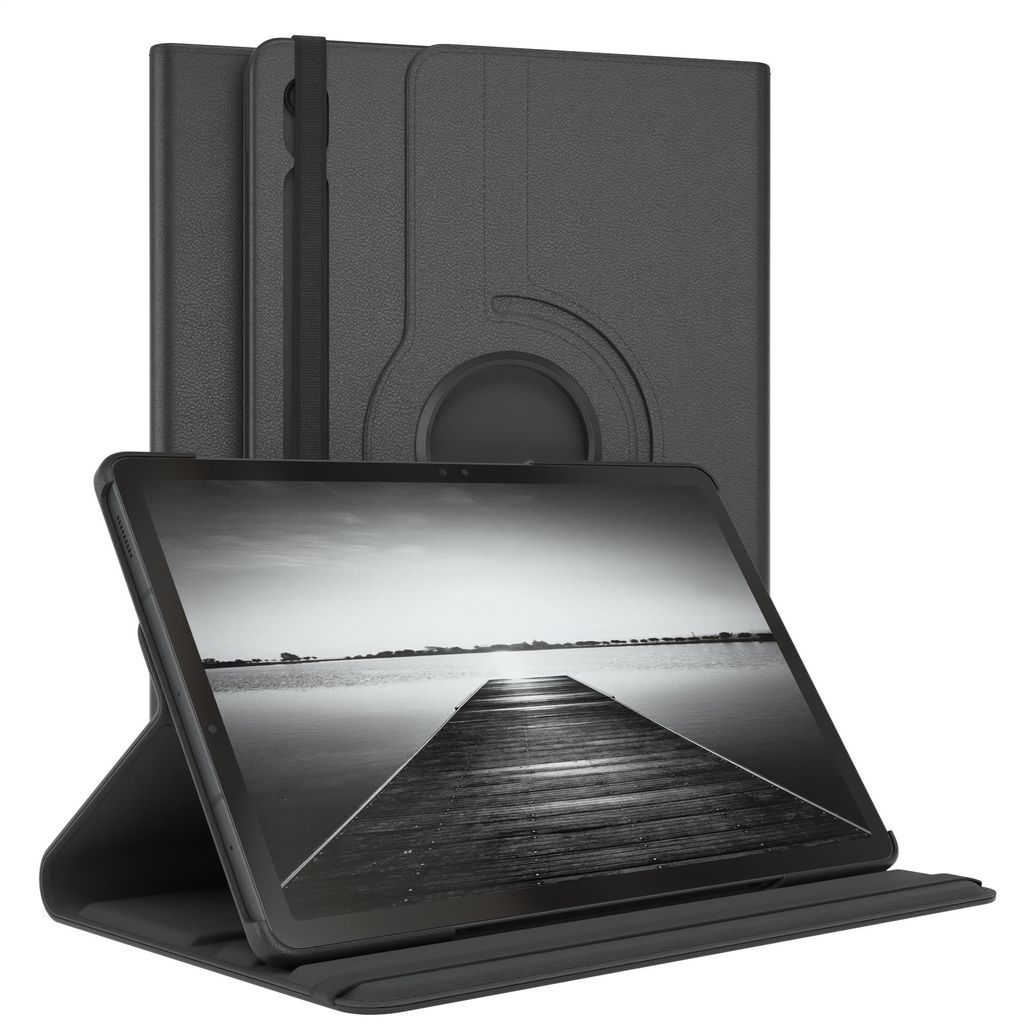 EAZY CASE - Tablet Hülle für Samsung Galaxy Tab S9 FE Schutzhülle, Tablet Case 360° drehbar in Schwarz