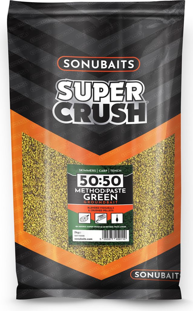 Sonubaits Super Crush 50:50 Metóda a pasta zelená 2 kg Obrázok produktu 