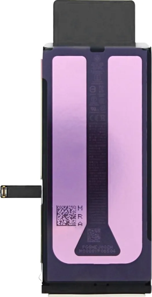 Réparer Batterie iPhone 16e déchargée avec ce Service Pack 4005mAh Noir