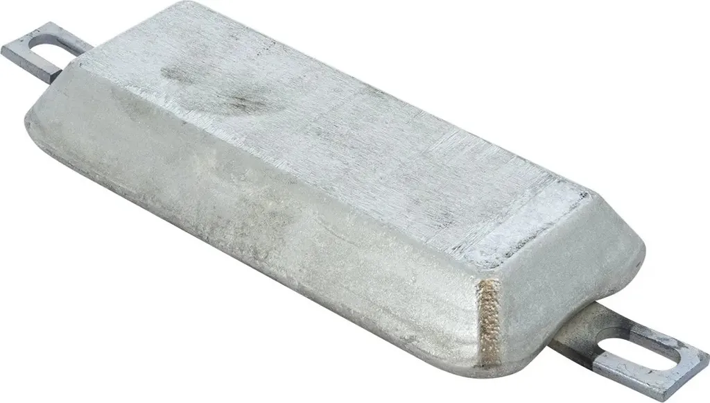 Anode de Coque en Zinc pour Bateau VETUS BOA025Z 303mm 3,3kg