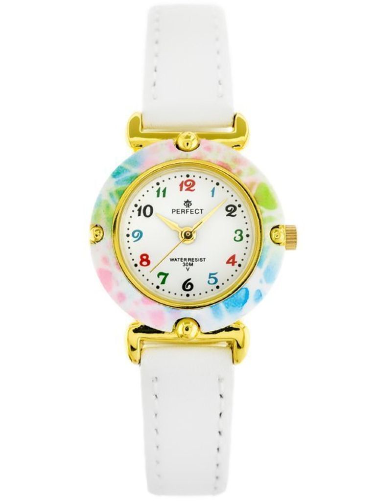 Kinderuhr Perfekte LP152-04 - Kommunion - Weiß (ZP811c)