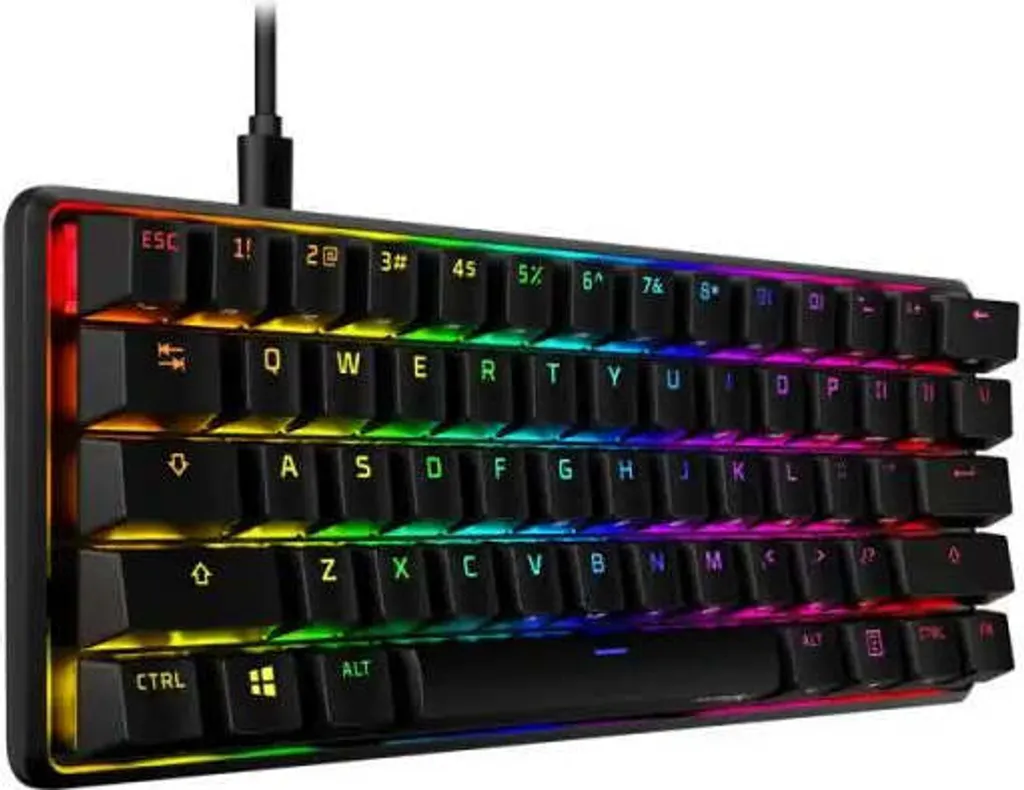 Clavier Gaming Format 60% HyperX Alloy Origins 60 pour Setup E-sport Pro - 6