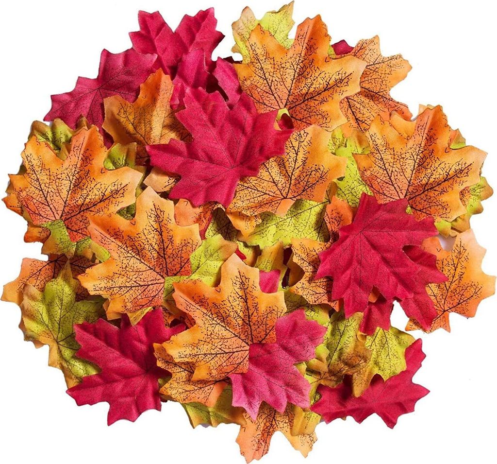 Künstliche Herbst Ahornblätter,300 Stück Simulation Produktbild 