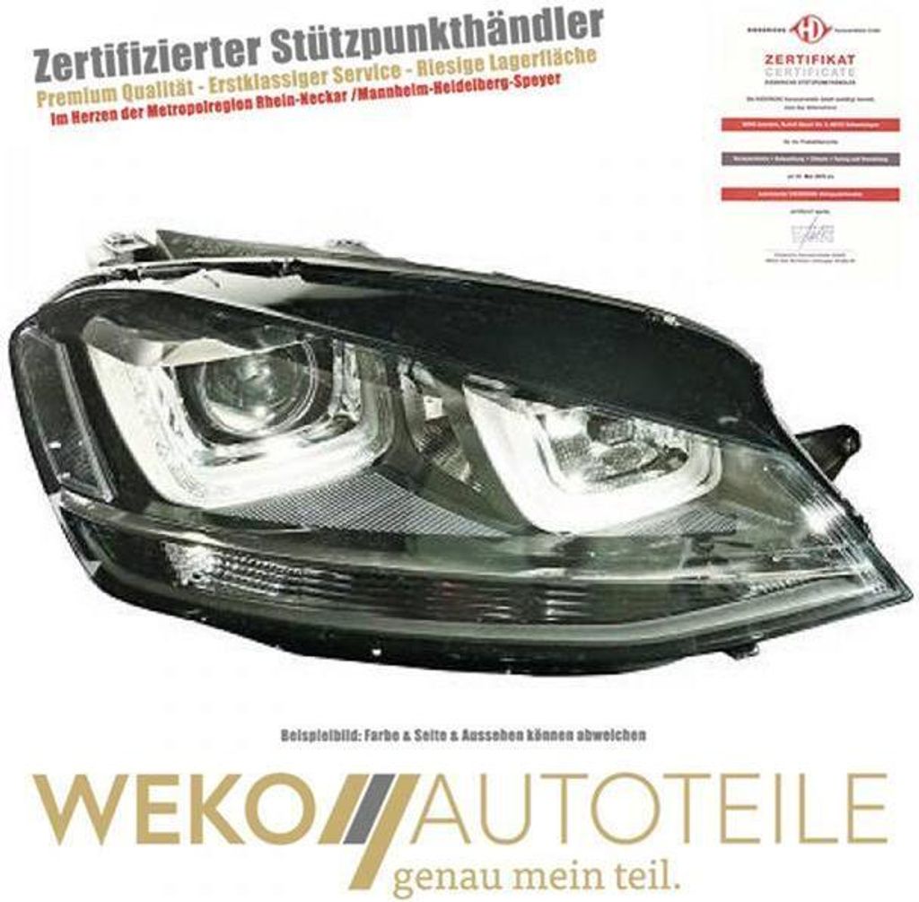 Scheinwerfer links DIEDERICHS 2216087 für VW