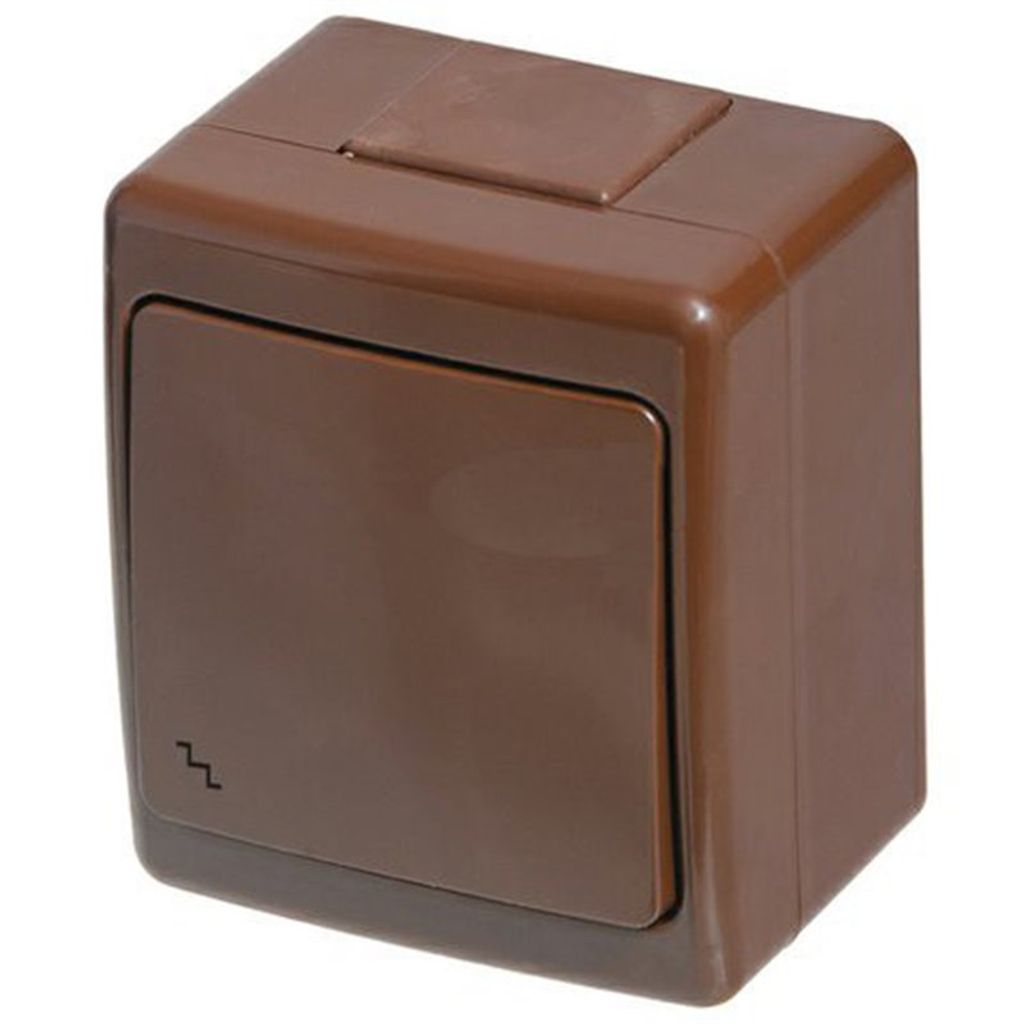 Vypínač č.6 VDT IP44 hnedý D.3212WS BETA Obrázok produktu 