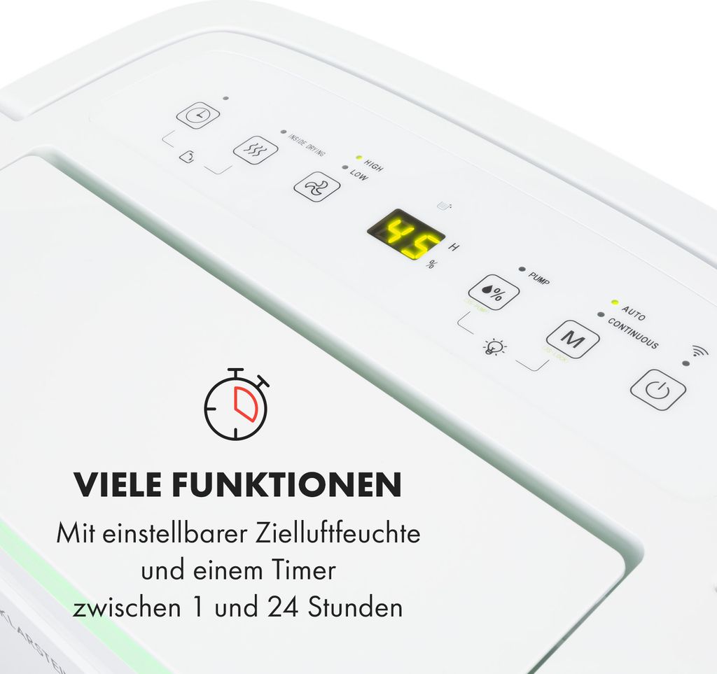 Klarstein Luftentfeuchter & Luftreiniger Elektrisch, 30 L Produktbild 5