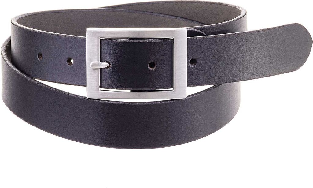 Prato Gürtel G26 Damen Gürtel Büffel Leder shiny black 90 cm